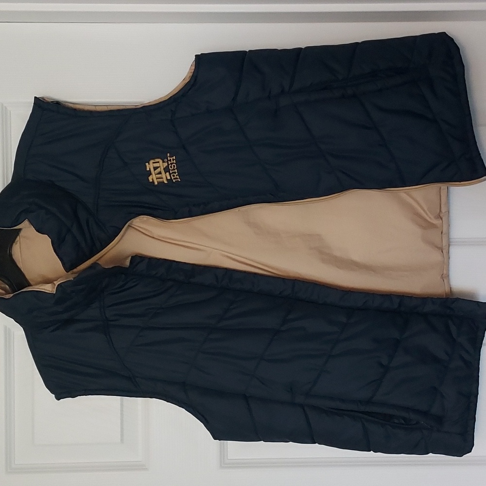 Reversible Columbia women's Notre Dame vest